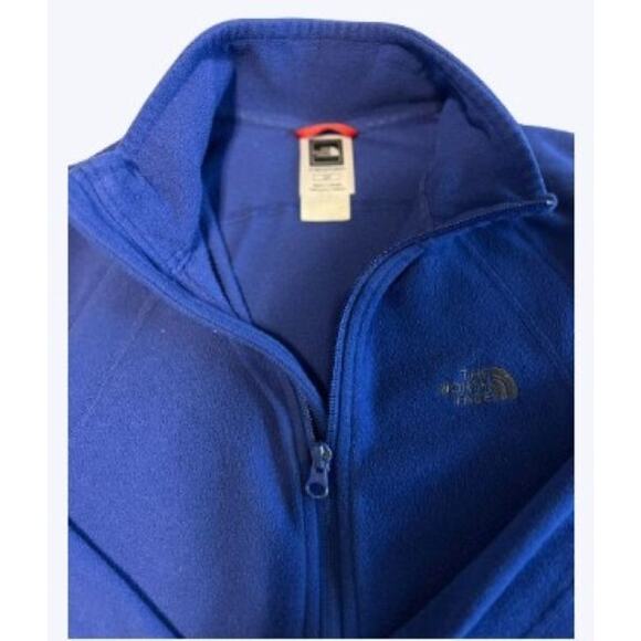 The North Face Blue Fleece Jacket Full Zip Women's Size Small - Picture 4 of 5